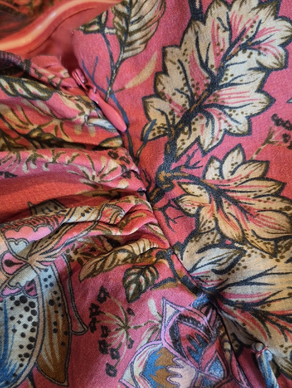 Anthropologie Let Me Be Boho Floral Belted Halter Cotton Maxi Dress, XXS - Picture 15 of 16